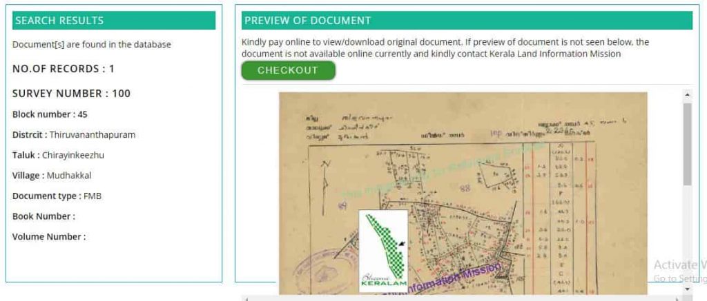 search in resurvey records