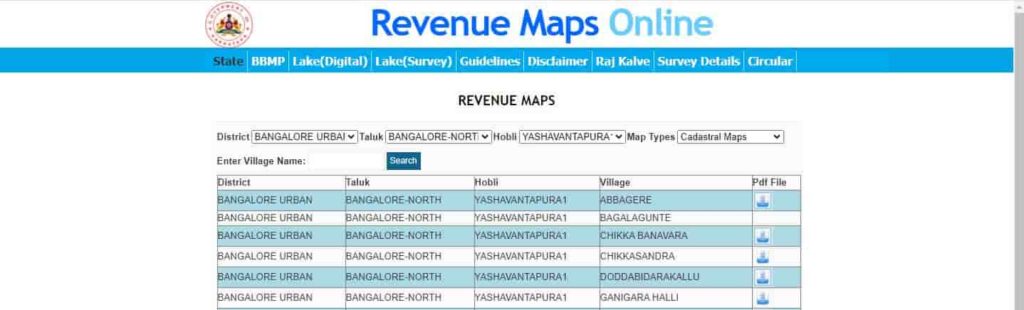 karnataka rtc map