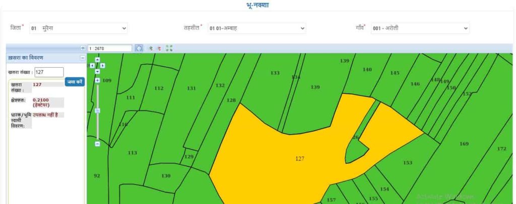 MP Bhulekh Geo Map