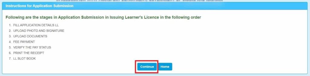 Driving License Section