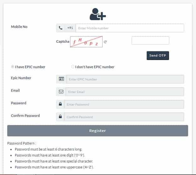 nvsp new registration process