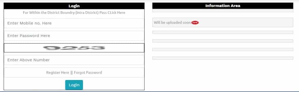 Jharkand E pass Registrations