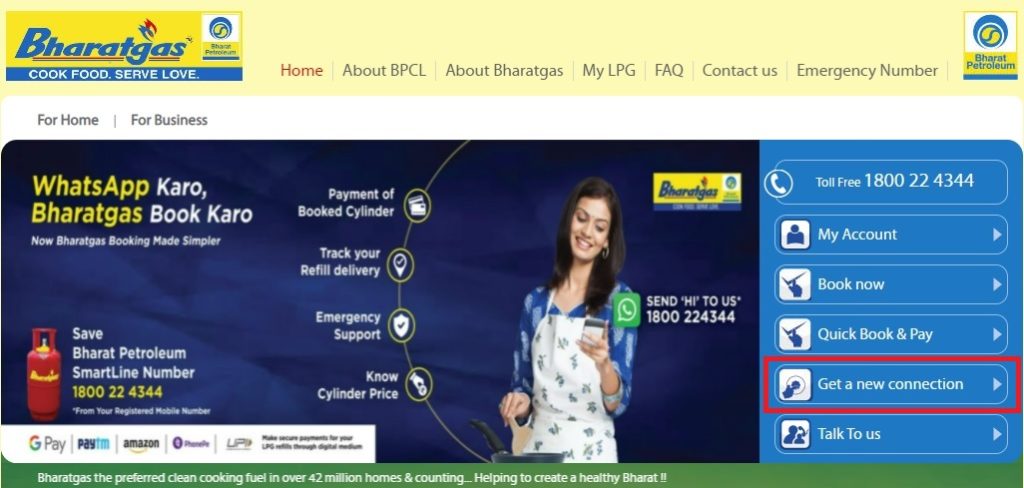 Bharat Gas New Connection