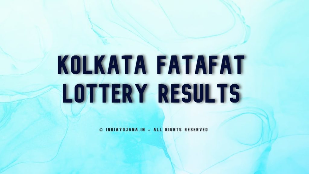 Kolkata Fatafat Results