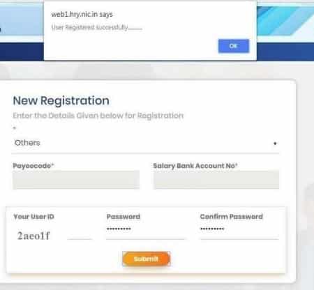 intra haryana new registration application form