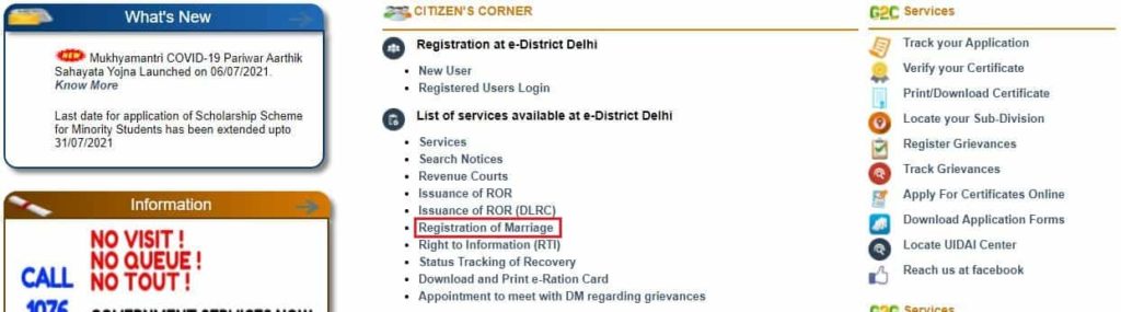 marriage registration